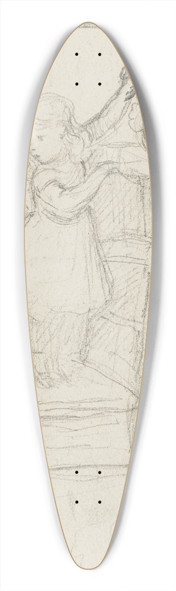 Otto Scholderer - The new Polly 39.3 inch art pintail longboard deck