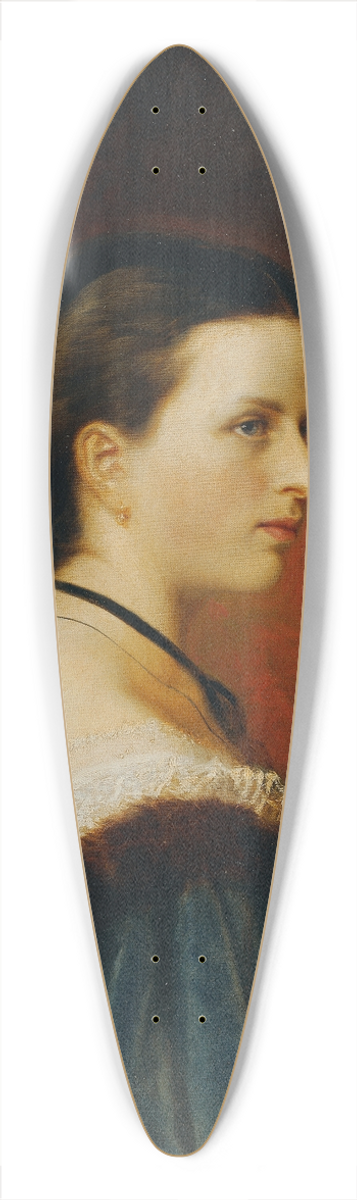 Otto von Thoren - Bertha von Thoren 39.3 inch art pintail longboard deck
