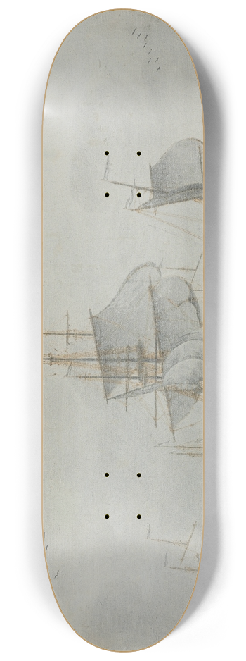 Cornelis Bouwmeester - Shipping In A Gusty Breeze 8.25 inch art skate deck