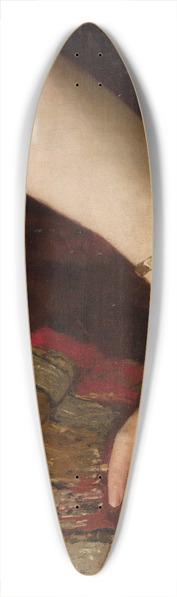 Pantaleon Szyndler - Fragment of the portrait of Matylda Godebska  hand 39.3 inch art pintail longboard deck