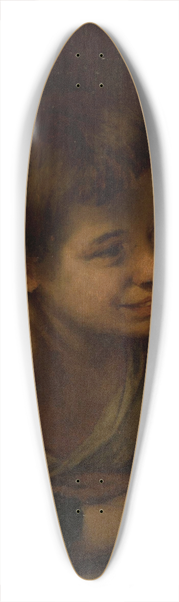 Pantaleon Szyndler - Head of a boy 39.3 inch art pintail longboard deck