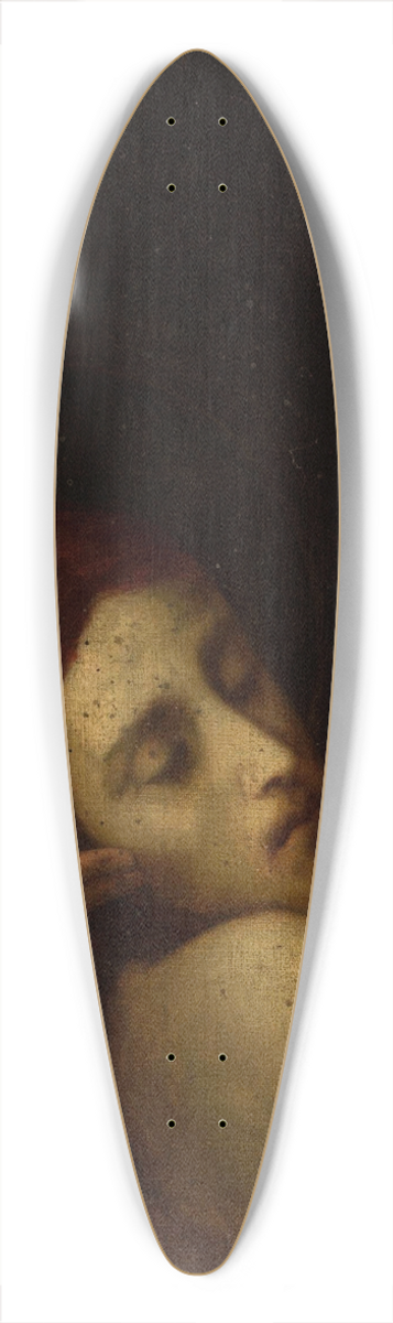 Pantaleon Szyndler - Head of Christ  Pieta fragment 39.3 inch art pintail longboard deck