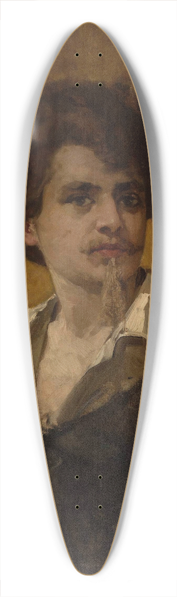Pantaleon Szyndler - Self-portrait 39.3 inch art pintail longboard deck