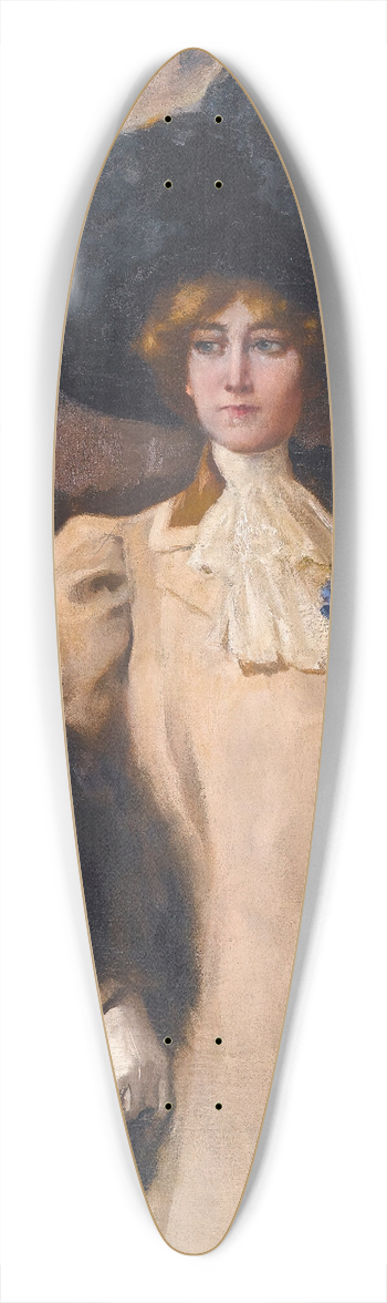Paolo Sala - About town 39.3 inch art pintail longboard deck