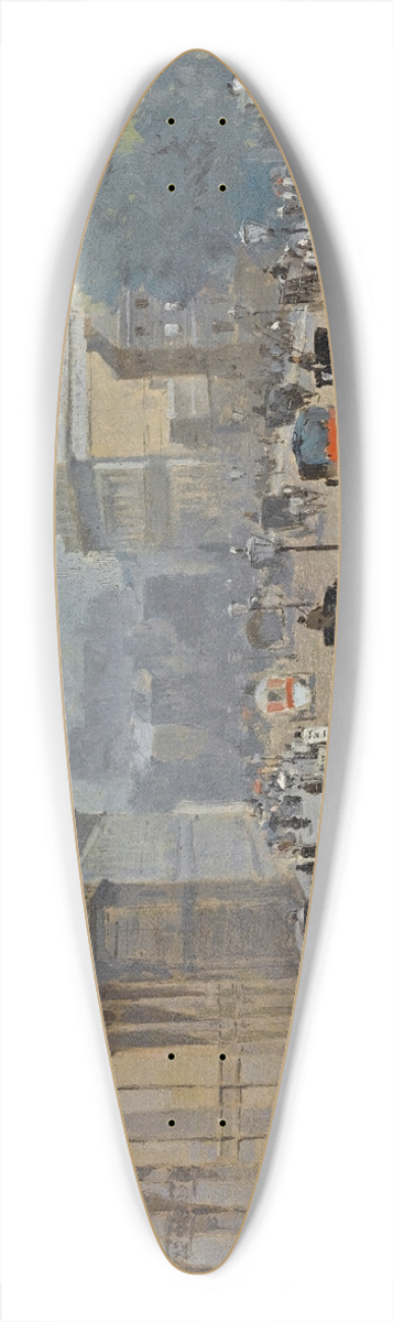Paolo Sala - Parliament Street, London 39.3 inch art pintail longboard deck