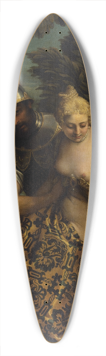 Paolo Veronese - Mars and Venus 39.3 inch art pintail longboard deck