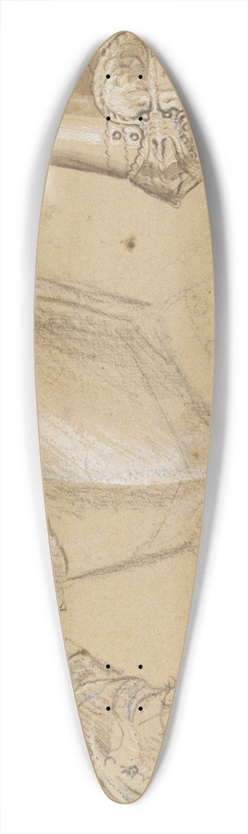 Paolo Veronese - Studies of Armor 39.3 inch art pintail longboard deck