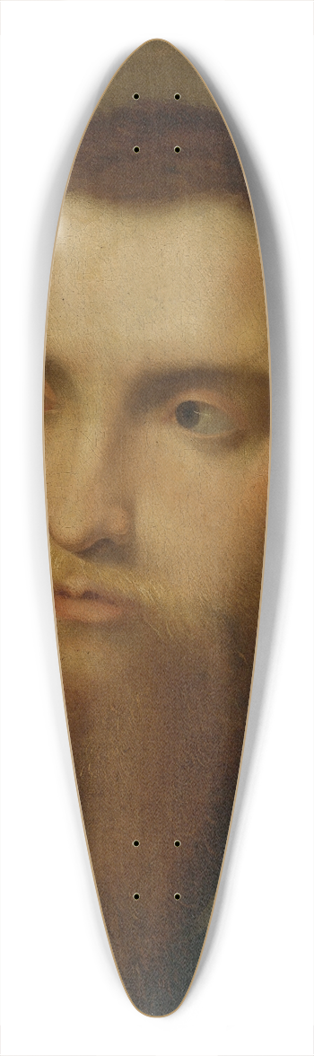 Paris Bordone - Portrait Of A Bearded Man, Head And Shoulders, In An Interior 39.3 inch art pintail longboard deck
