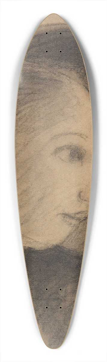 Paula Modersohn-Becker - Zwei Mdchenkpfe im Profil nach rechts 39.3 inch art pintail longboard deck