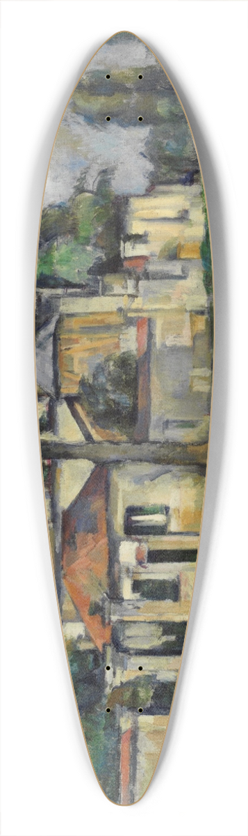 Paul Czanne - Banks of the Marne 39.3 inch art pintail longboard deck