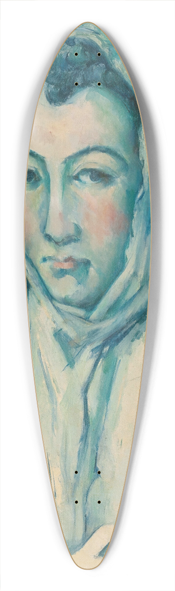 Paul Czanne - La Femme  Lhermine, Daprs Le Greco 39.3 inch art pintail longboard deck