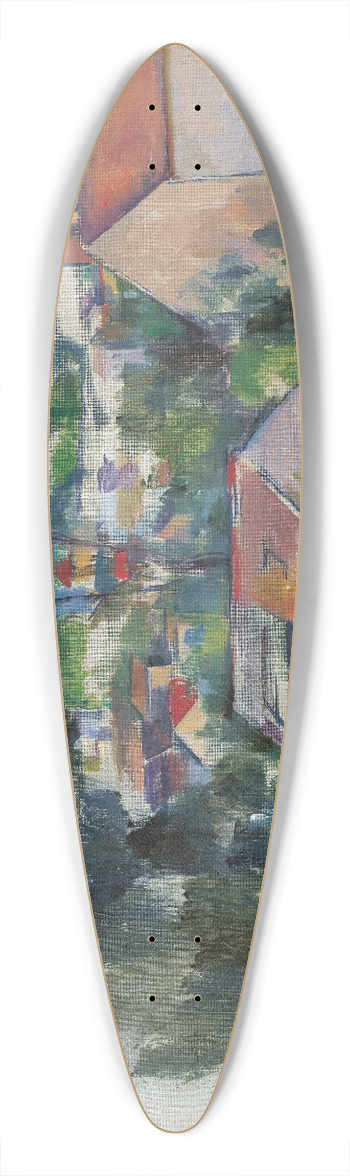 Paul Czanne - Landscape 39.3 inch art pintail longboard deck