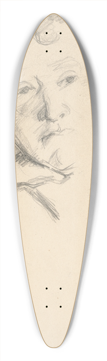 Paul Czanne - Madame Czanne 39.3 inch art pintail longboard deck
