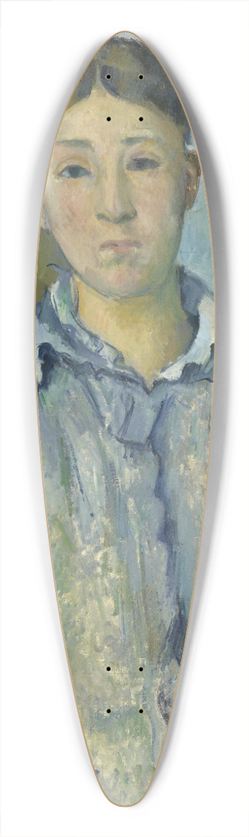 Paul Czanne - Madame Czanne in Blue 39.3 inch art pintail longboard deck