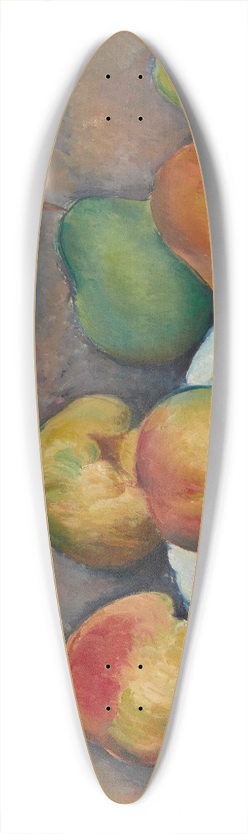 Paul Czanne - Nature morte; pommes et poires 39.3 inch art pintail longboard deck