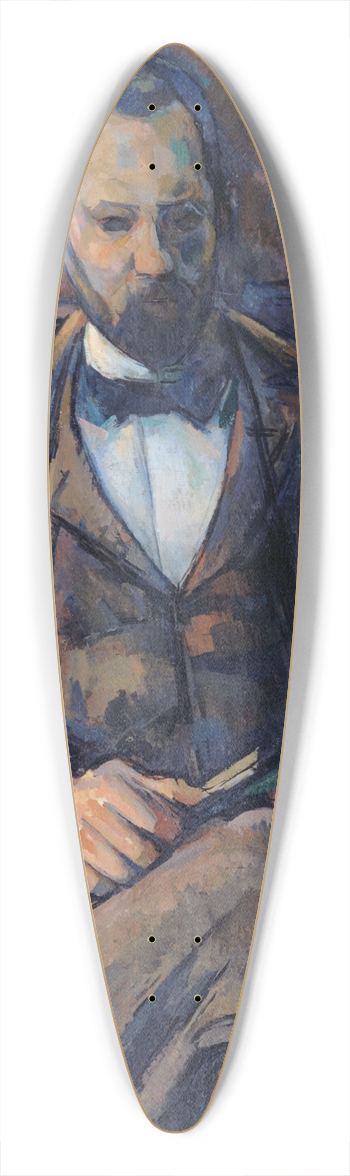 Paul Czanne - Portrait dAmbroise Vollard 39.3 inch art pintail longboard deck