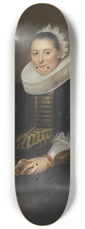 Cornelis de Vos - Portrait of a Lady 8.25 inch art skate deck
