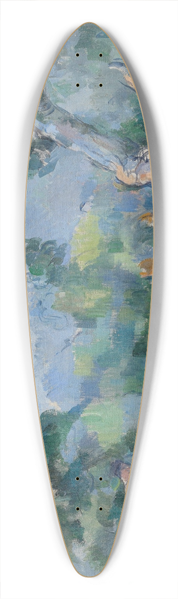 Paul Czanne - The Bathers 39.3 inch art pintail longboard deck
