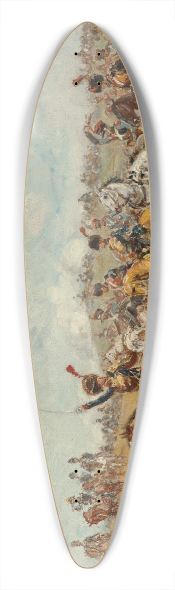 Paul Emile Lon Perboyre - Le marchal Augereau, aprs avoir dirig la division Heudelet, dploie son artillerie sur le plateau du Landgrafenberg  la bataille dIna le 14 octobre 1806 39.3 inch art pintail longboard deck