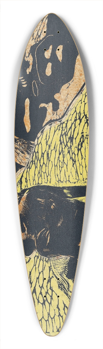 Paul Gauguin - Auti te Pape (Women at the River) 39.3 inch art pintail longboard deck