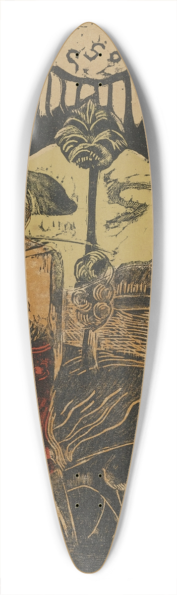 Paul Gauguin - Noa Noa 39.3 inch art pintail longboard deck