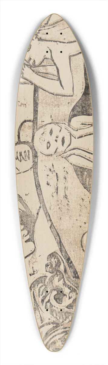 Paul Gauguin - Soyez amoureuses, vous serez heureuses 39.3 inch art pintail longboard deck