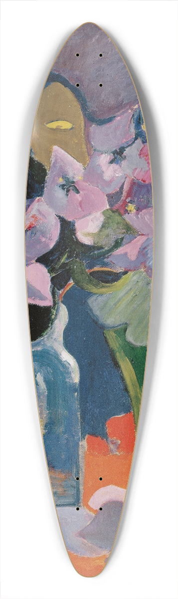 Paul Gauguin - Still Life with Flowers and Idol 39.3 inch art pintail longboard deck