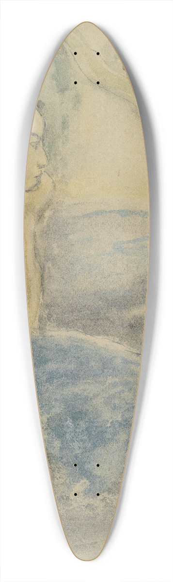Paul Gauguin - Tahitien assis 39.3 inch art pintail longboard deck