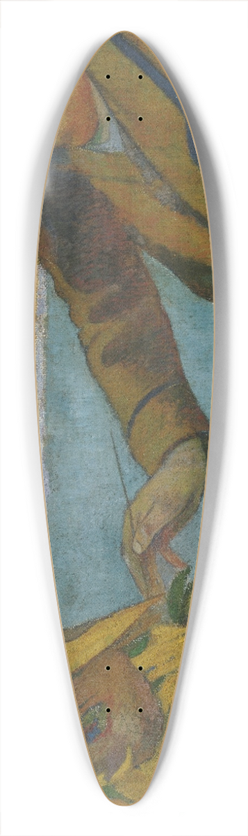Paul Gauguin - Vincent van Gogh painting sunflowers 39.3 inch art pintail longboard deck
