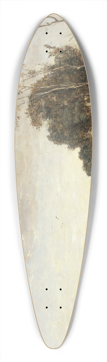 Paul Joseph Constantin Gabril - A Watercourse near Abcoude 39.3 inch art pintail longboard deck