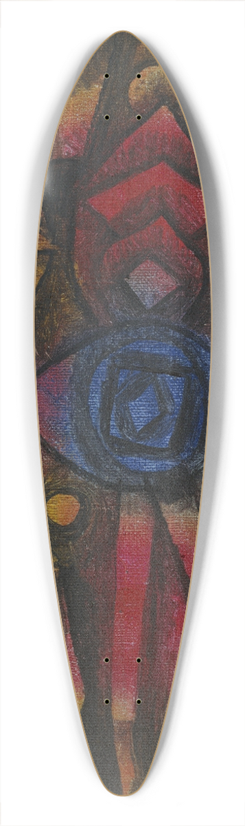 Paul Klee - Collection of Figurines 39.3 inch art pintail longboard deck