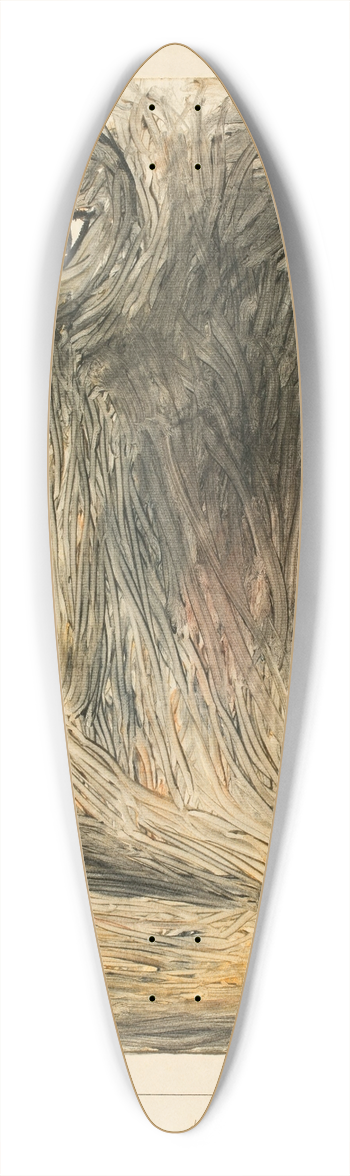 Paul Klee - Dein Ahn 39.3 inch art pintail longboard deck