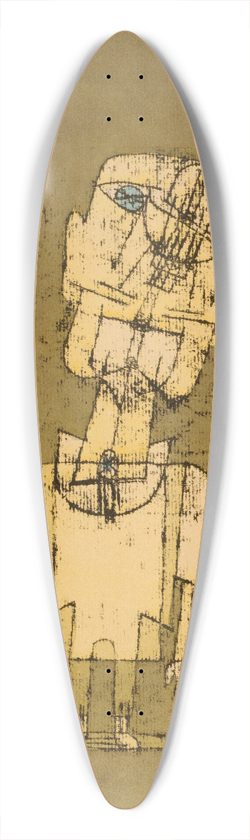 Paul Klee - Gespenst eines Genies (Ghost of a Genius) 39.3 inch art pintail longboard deck