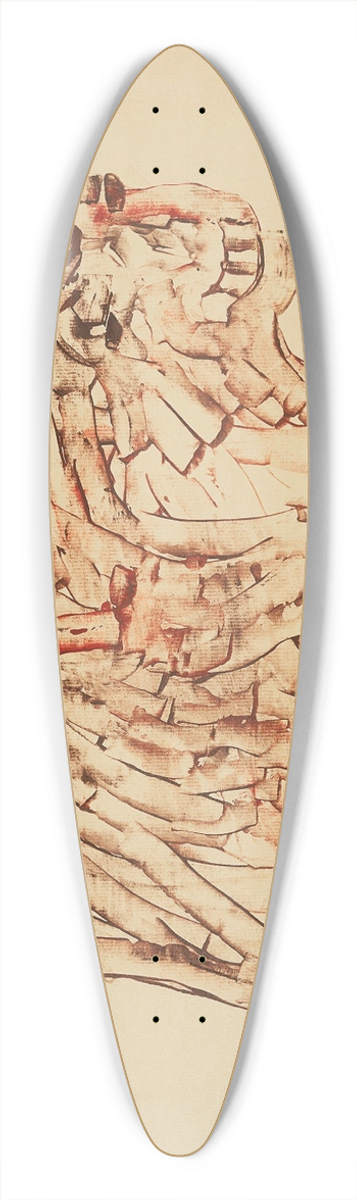 Paul Klee - Sans titre 39.3 inch art pintail longboard deck