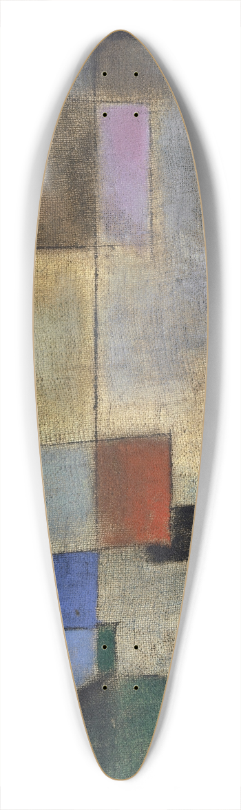 Paul Klee - Small Picture of Fir Trees 39.3 inch art pintail longboard deck