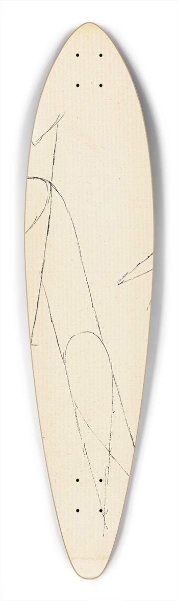 Paul Klee - Spaziergang 39.3 inch art pintail longboard deck