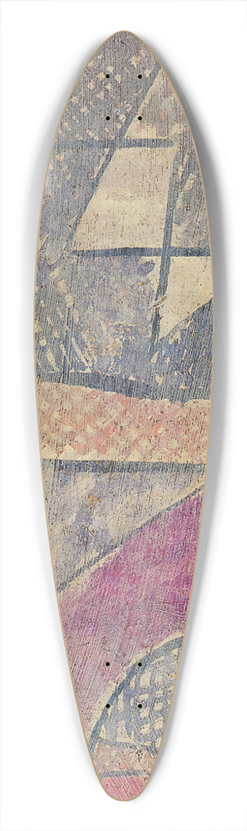 Paul Klee - Stricken City 39.3 inch art pintail longboard deck