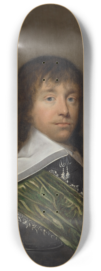 Cornelis Jonson van Ceulen - Portrait of a gentleman 8.25 inch art skate deck