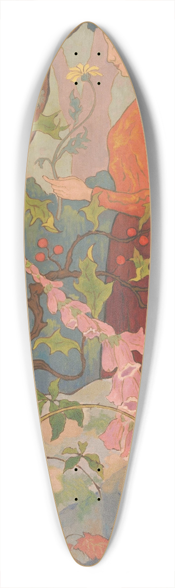 Paul Ranson - Digitales 39.3 inch art pintail longboard deck