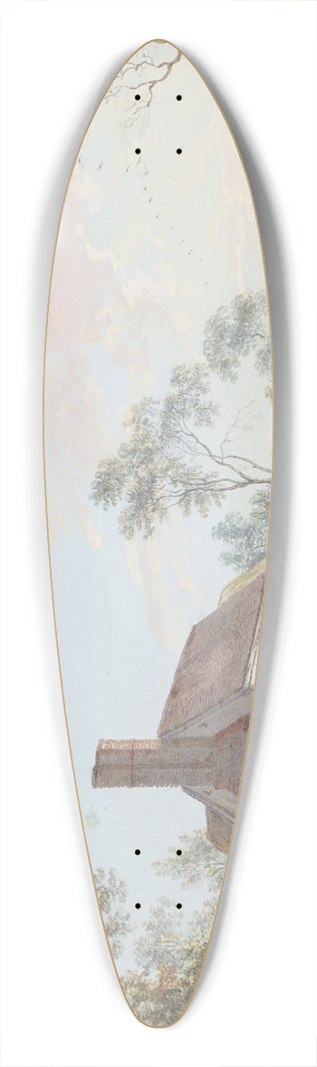 Paul Sandby - Morning 39.3 inch art pintail longboard deck