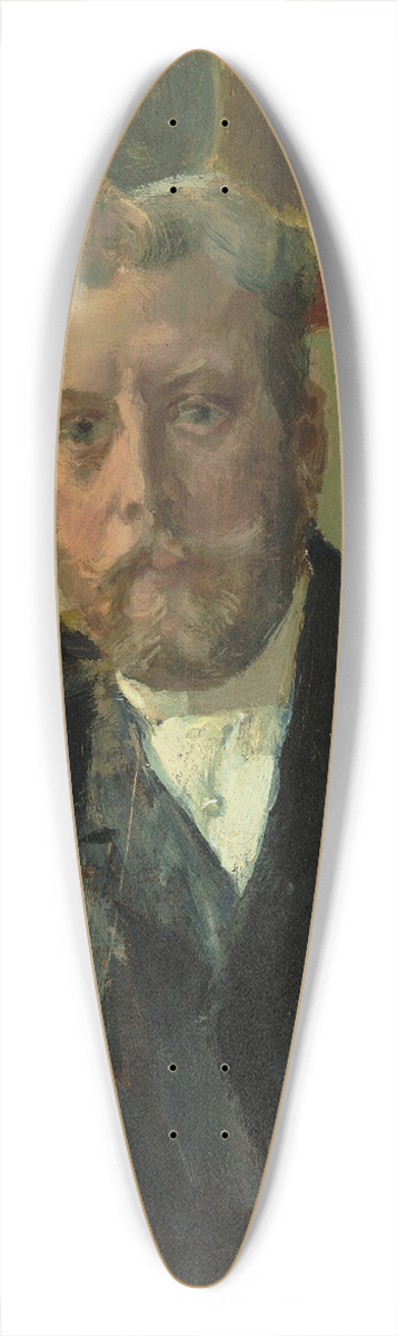 Paul Troubetzkoy - Portrait of a gentleman 39.3 inch art pintail longboard deck