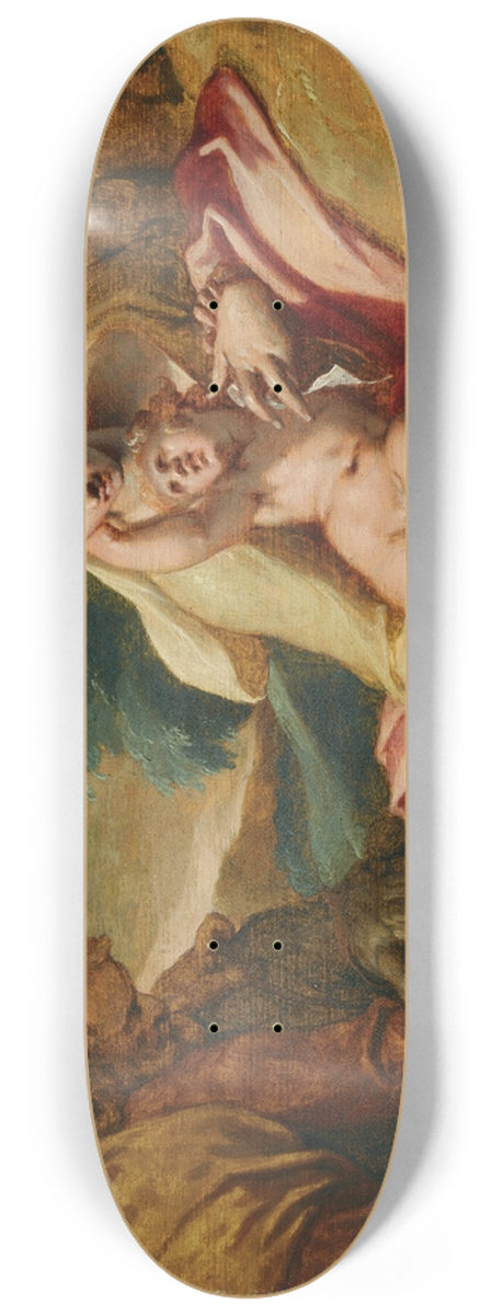 Abraham Bloemaert - The Rest On The Flight Into Egypt 8.25 inch art skate deck