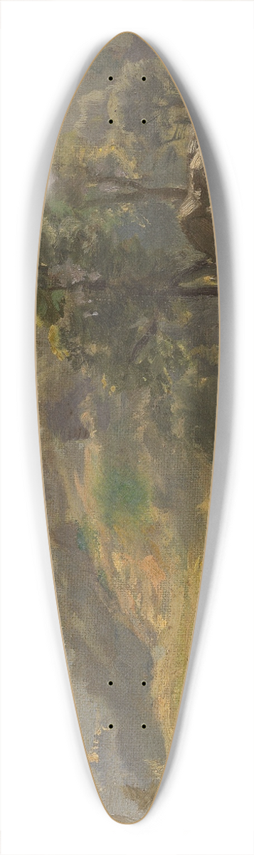 Paul Weber - Serpentaralandschaft bei Olevano 39.3 inch art pintail longboard deck