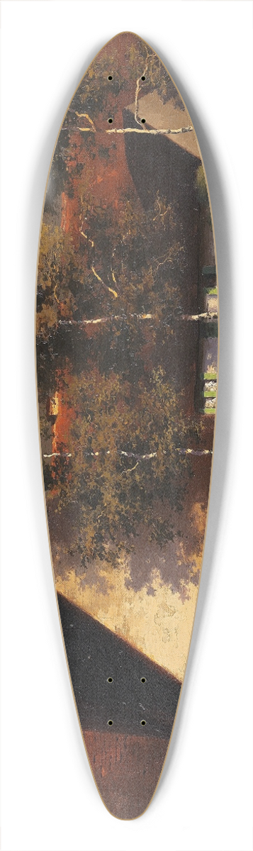 Paul Wilhelm Keller-Reutlingen - Die kleine Gnsehirtin 39.3 inch art pintail longboard deck