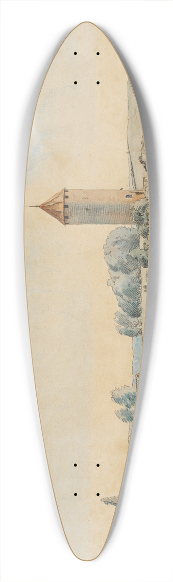 P. C. Skovgaard - Gaasetaarnet, Vordingborg 39.3 inch art pintail longboard deck