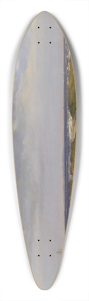 P. C. Skovgaard - View of the North Coast of Zealand at Dronningmlle 39.3 inch art pintail longboard deck