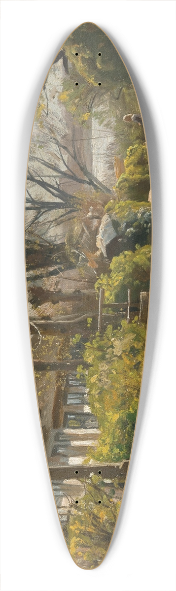 Peder Mrk Mnsted - A Summer Day 39.3 inch art pintail longboard deck