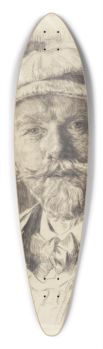 Peder Severin Kryer - Selvportrt 39.3 inch art pintail longboard deck