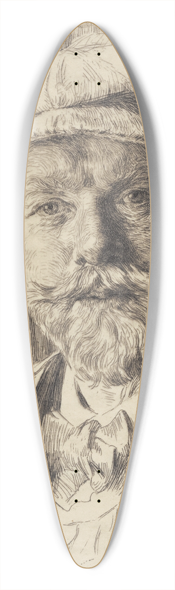 Peder Severin Kryer - Selvportrt 39.3 inch art pintail longboard deck