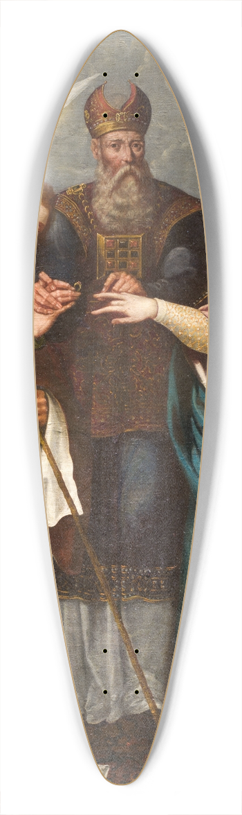 Pedro Ramrez - The Marriage of the Virgin (Desposorios del la Virgen) 39.3 inch art pintail longboard deck